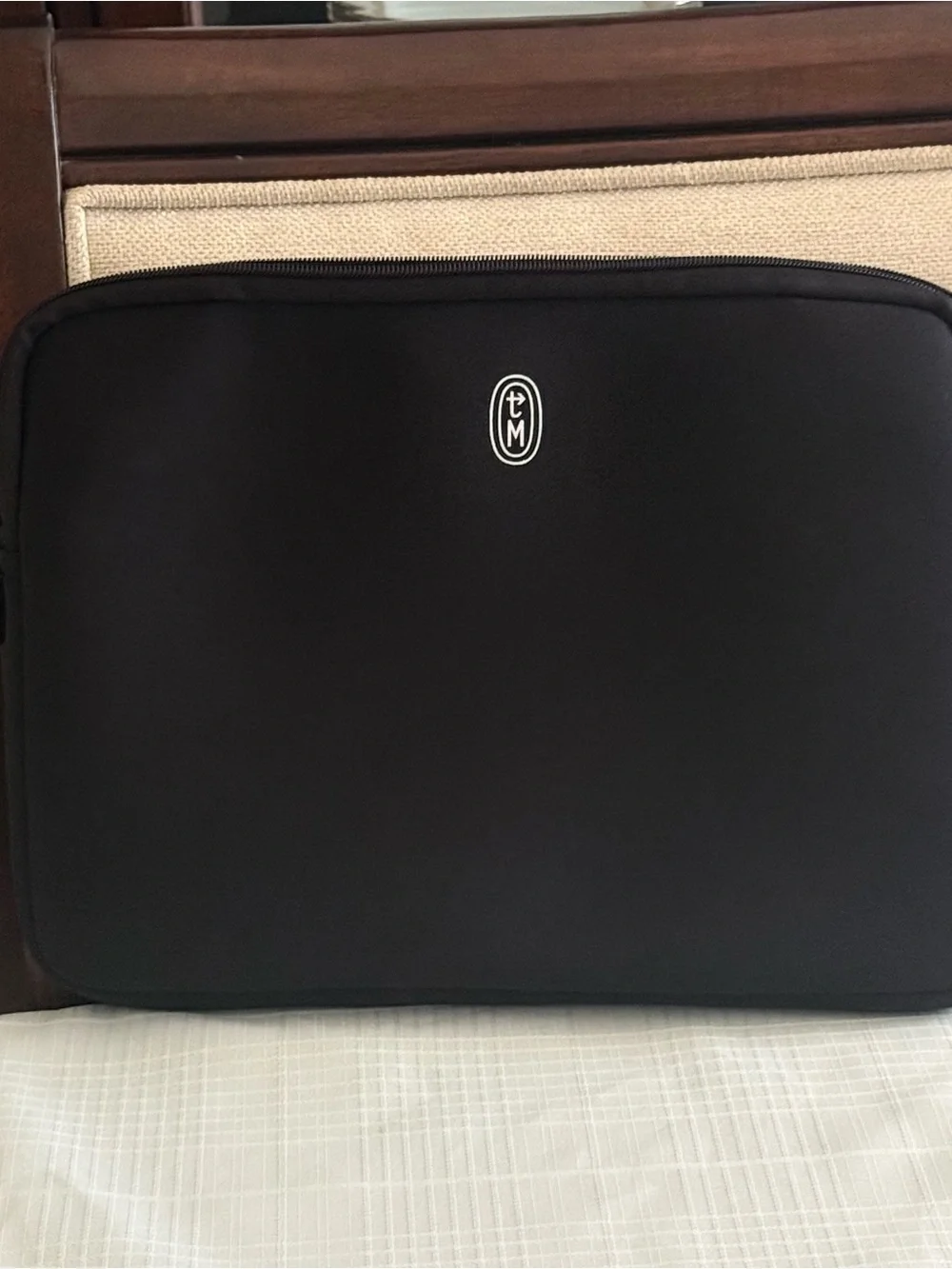 Black Neoprene Laptop Sleeve